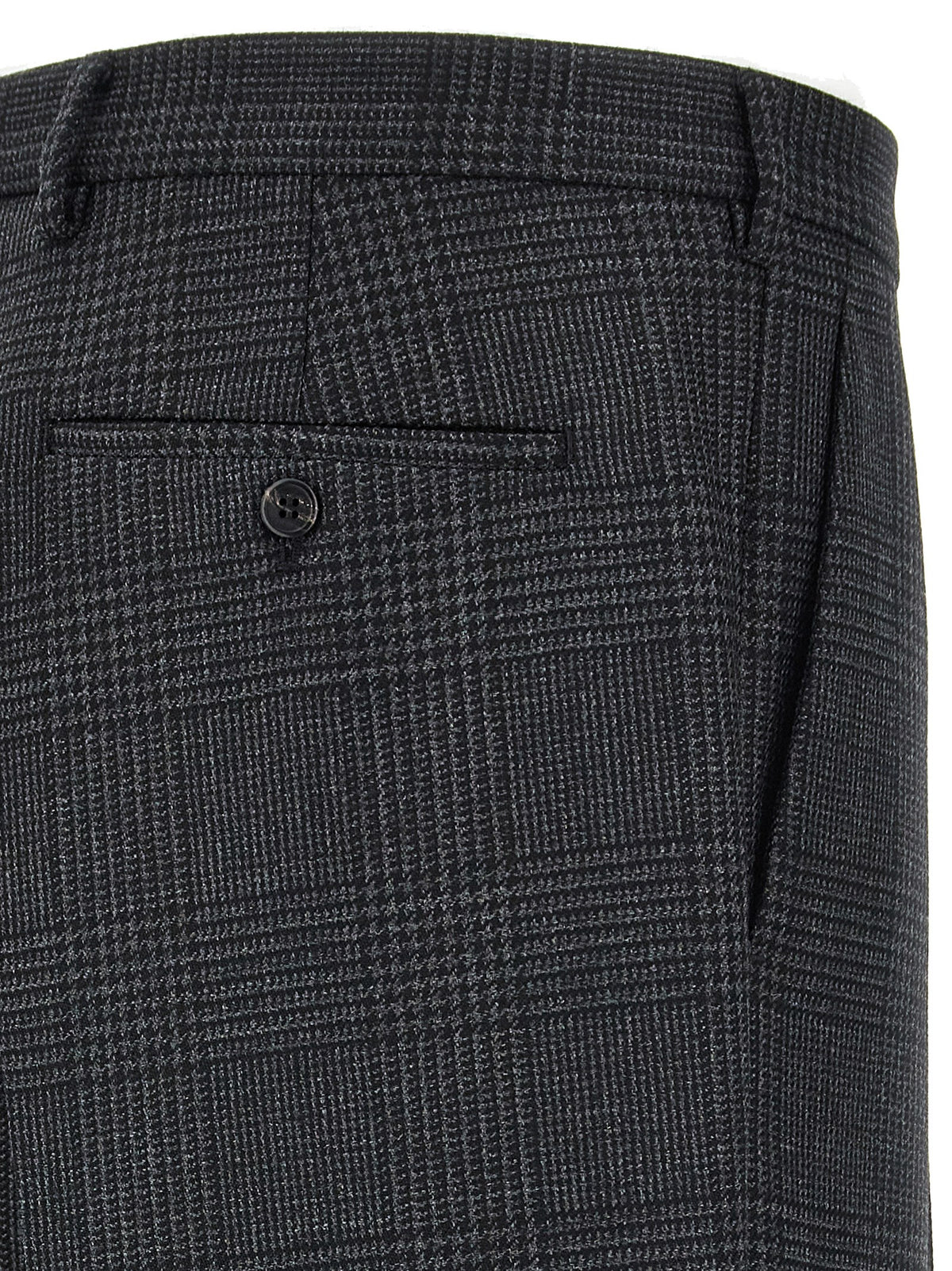 Gray Virgin Wool Dress Pants