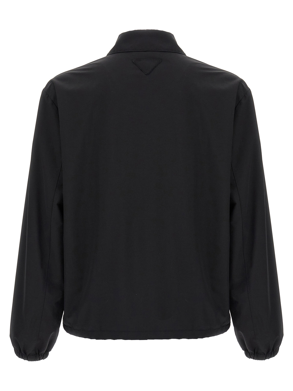 Black Virgin Wool Full-Length Jacket