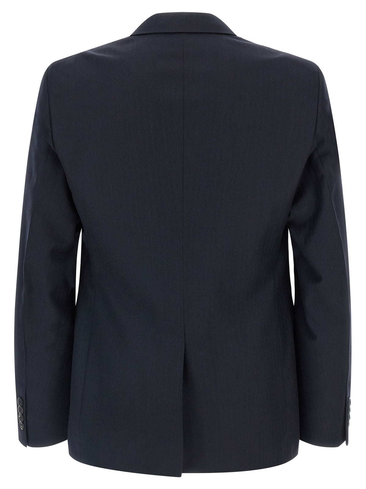Blue Virgin Wool Two-Piece Suit