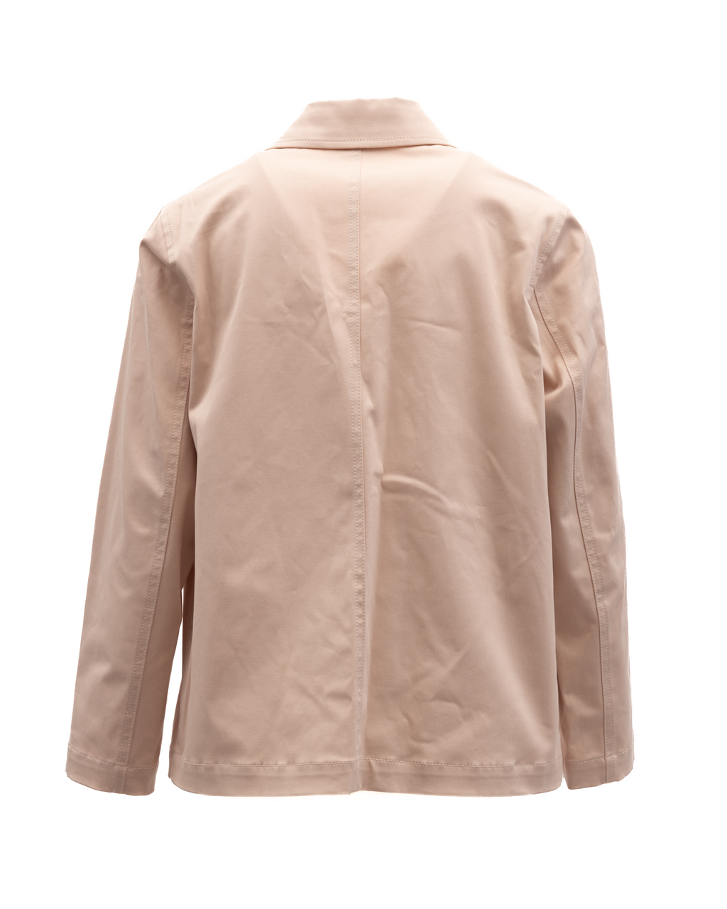 Women Beige Cotton Denim Jacket