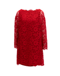 Red Lace Short Dress