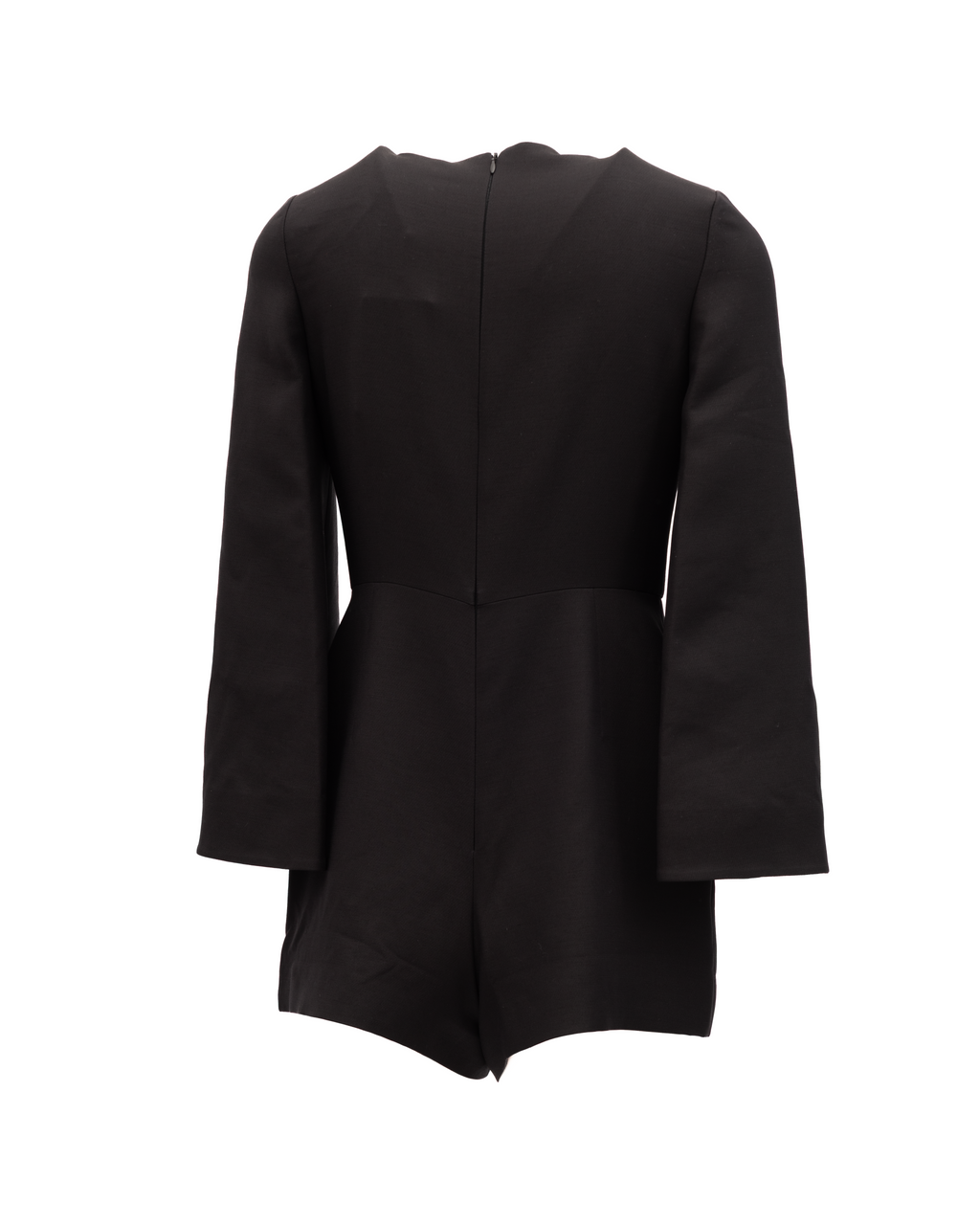 Black Mini Dress with Flared Sleeves