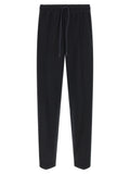 Blue Polyester Joggers (Workout Pants)
