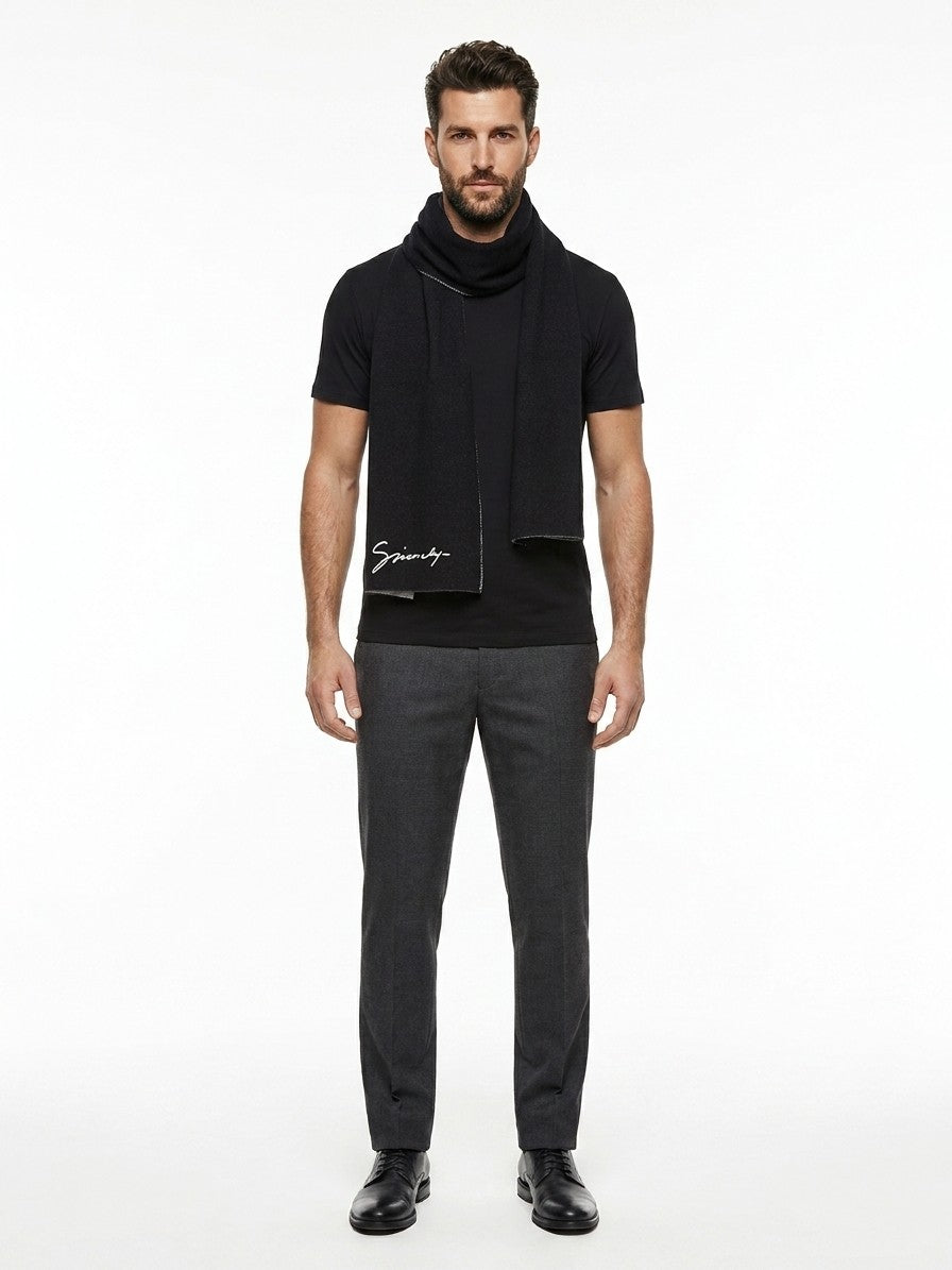 Bicolor Wool Scarf