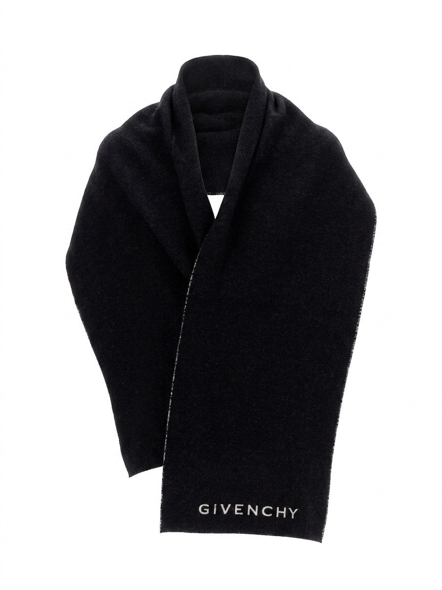 Bicolor Wool Scarf