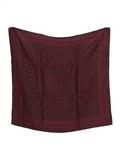 Burgundy Silk Pocket Square