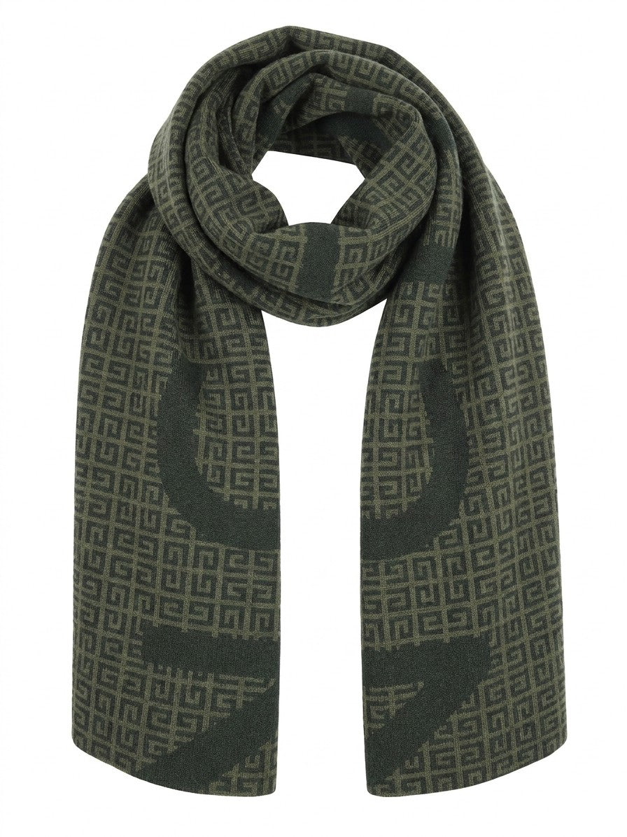 Green Wool Scarf