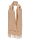 Beige Virgin Wool Scarf