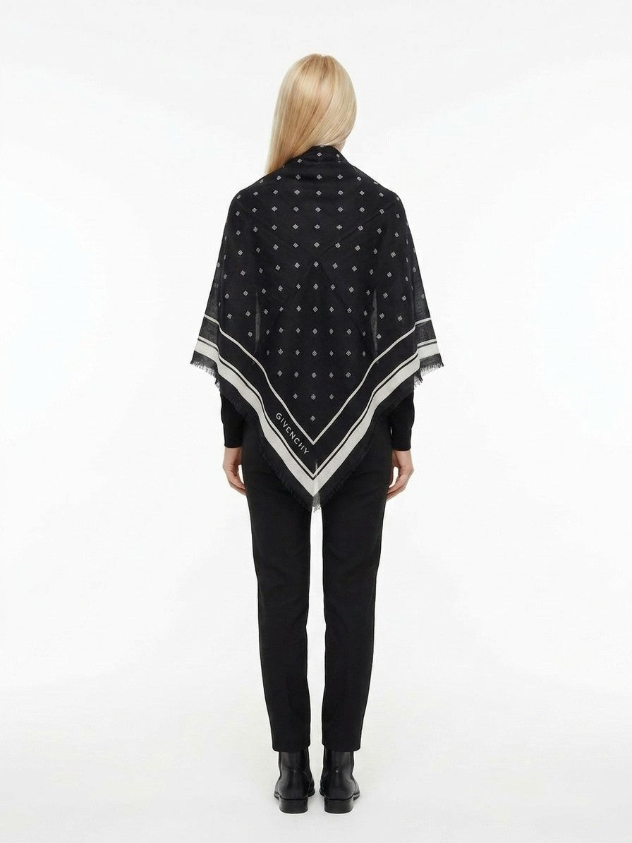 Bicolor Cashmere Scarf