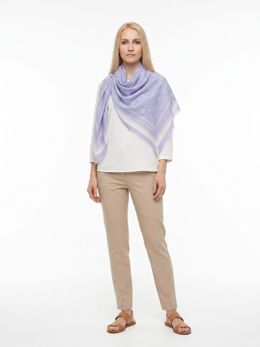 Bicolor Cashmere Scarf