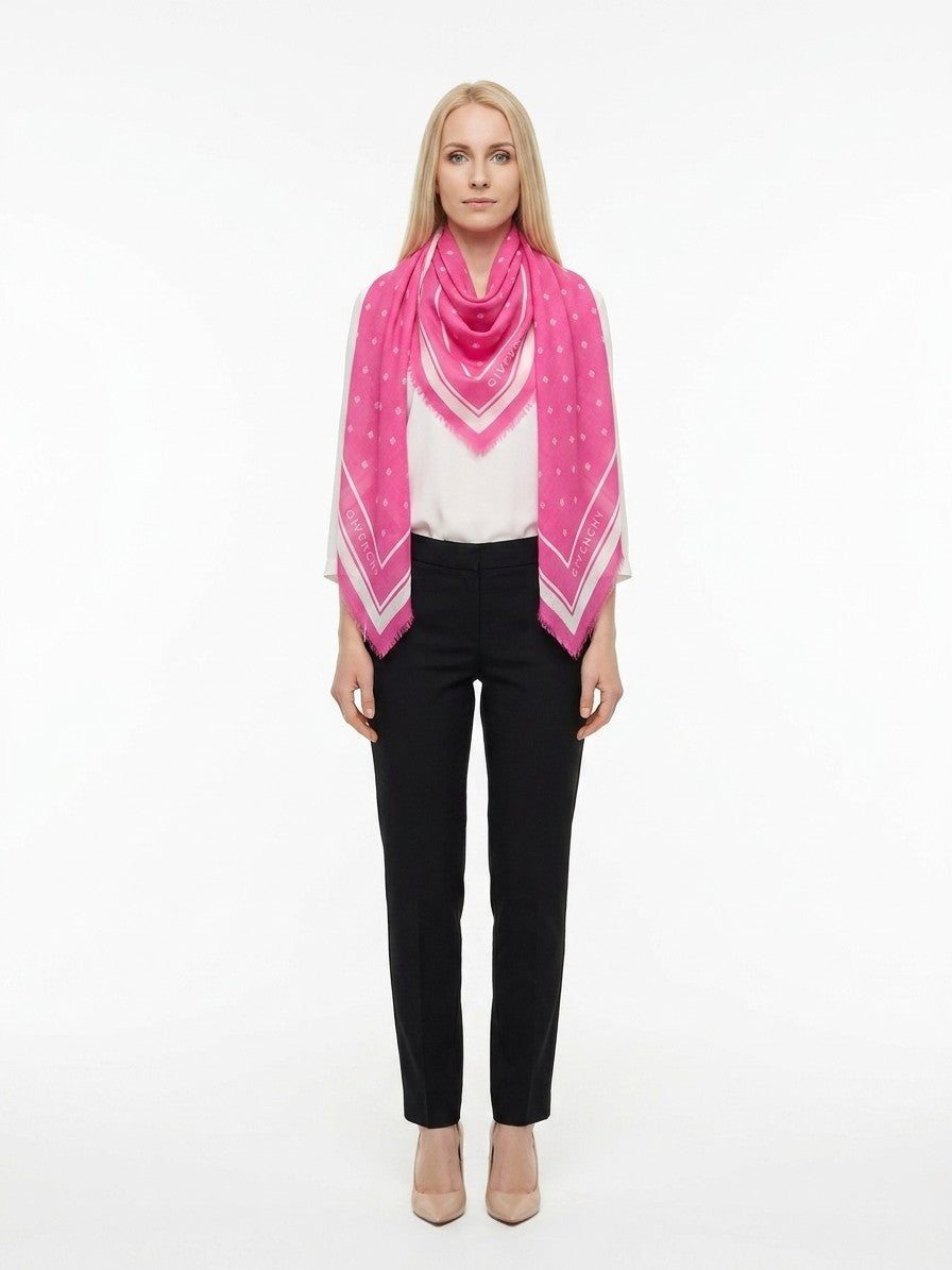 Pink Cashmere Scarf