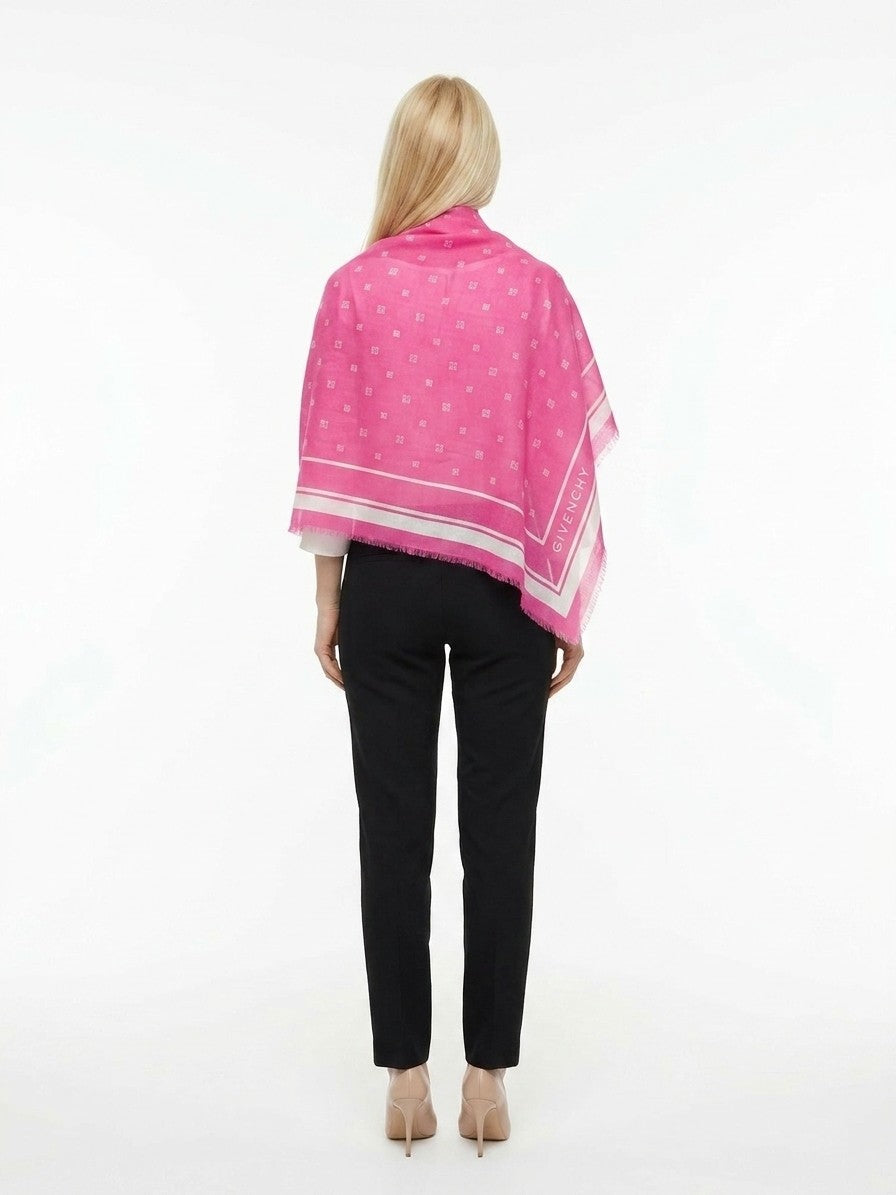 Pink Cashmere Scarf