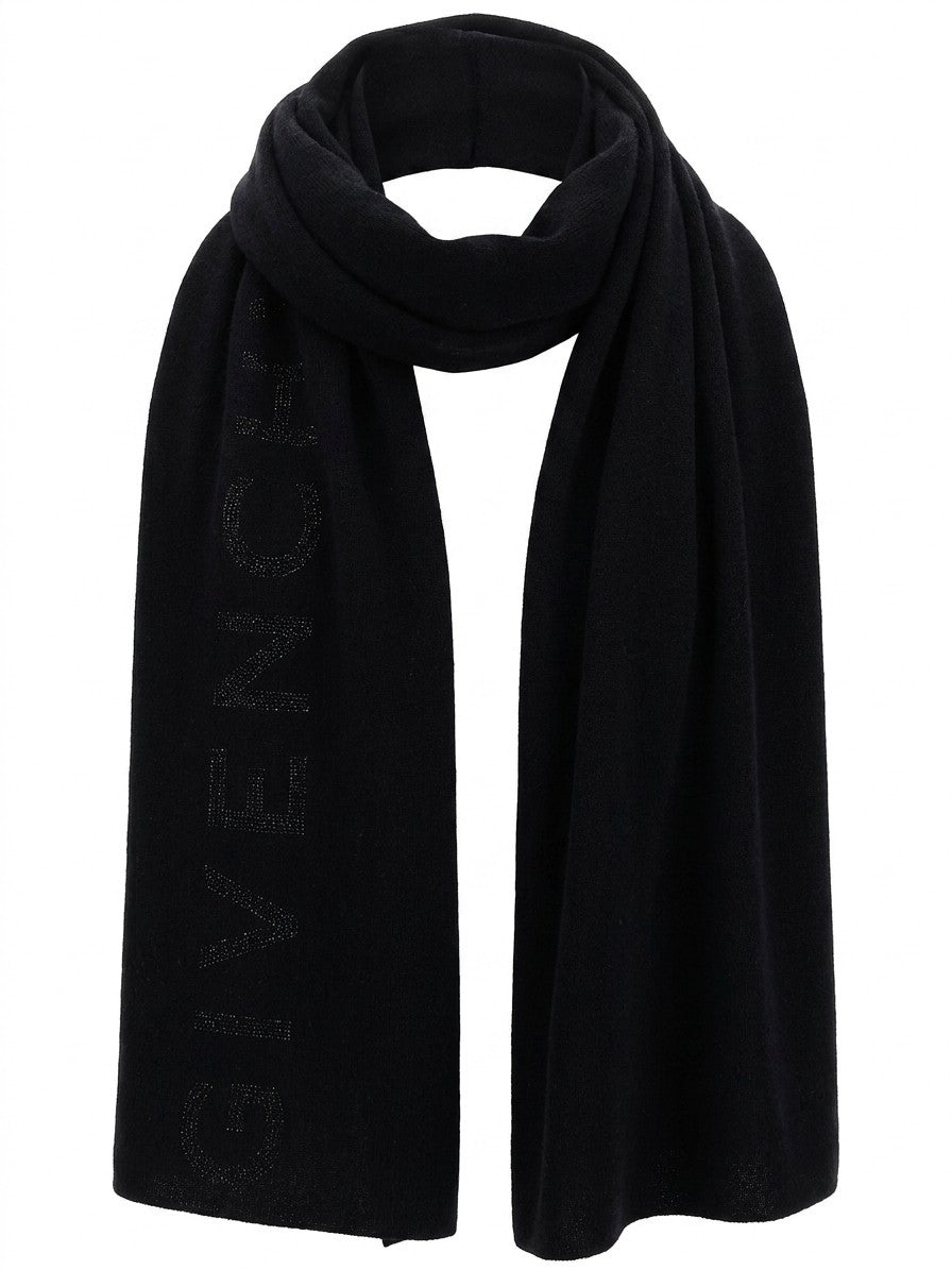 Black Wool Scarf