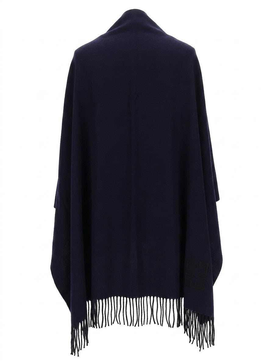 Blue Wool Scarf
