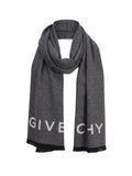 Gray Wool Scarf