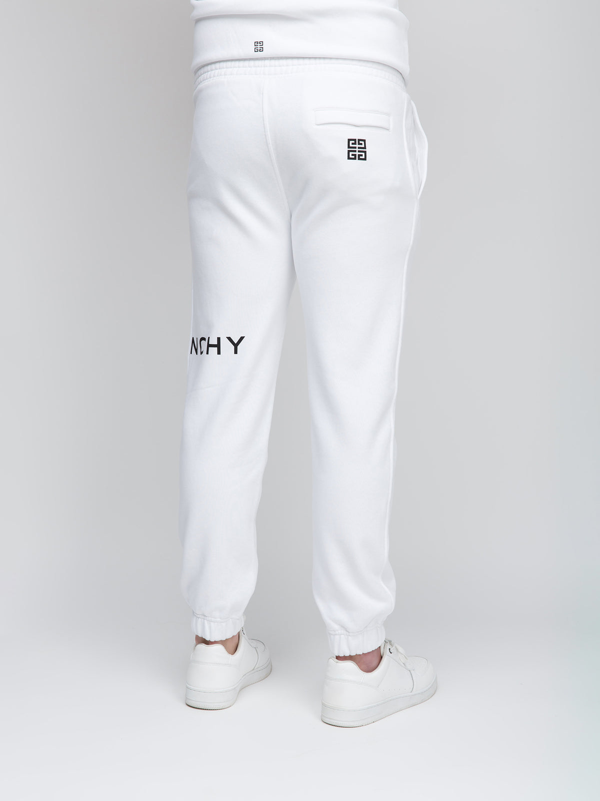 White Cotton Joggers (Workout Pants)
