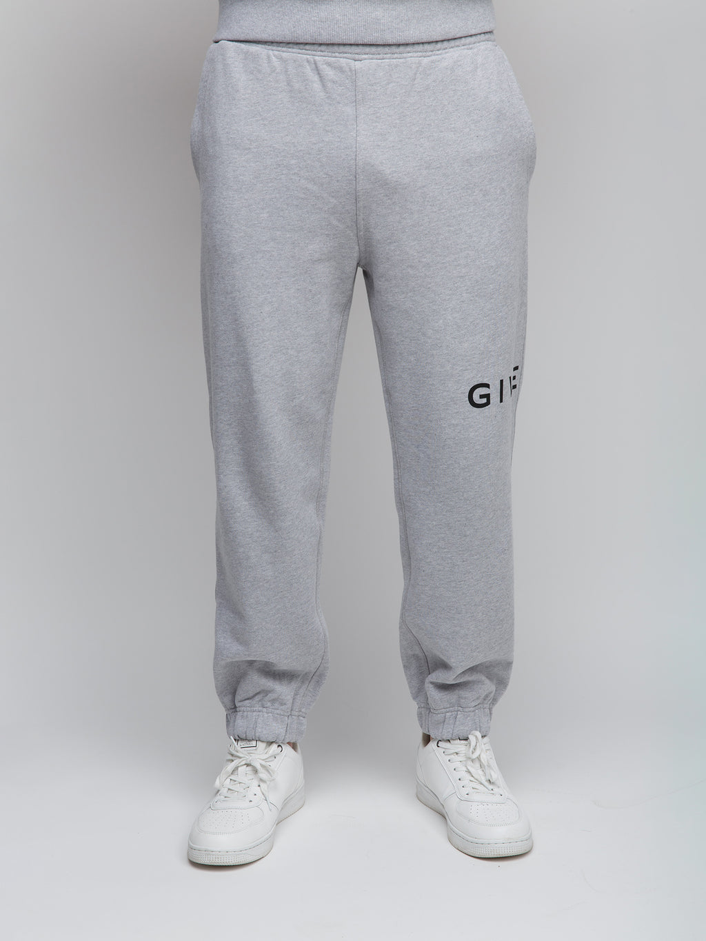Gray Cotton Joggers (Workout Pants)