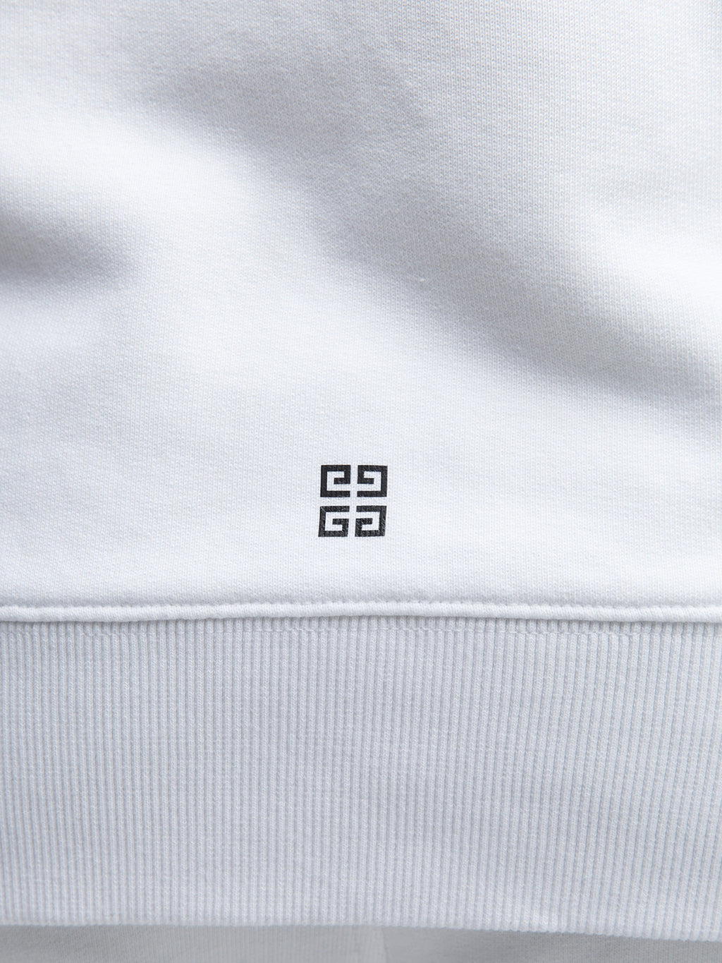 White Cotton Sweatshirt