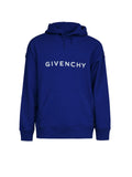 Blue Cotton Hoodie
