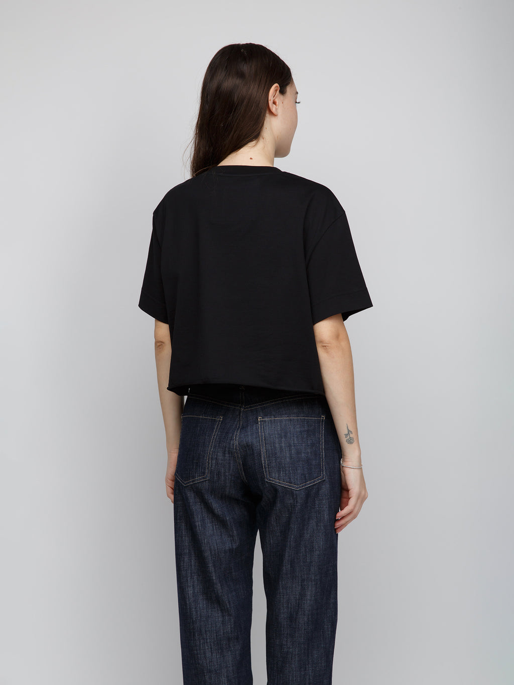 Black Cotton T-Shirt