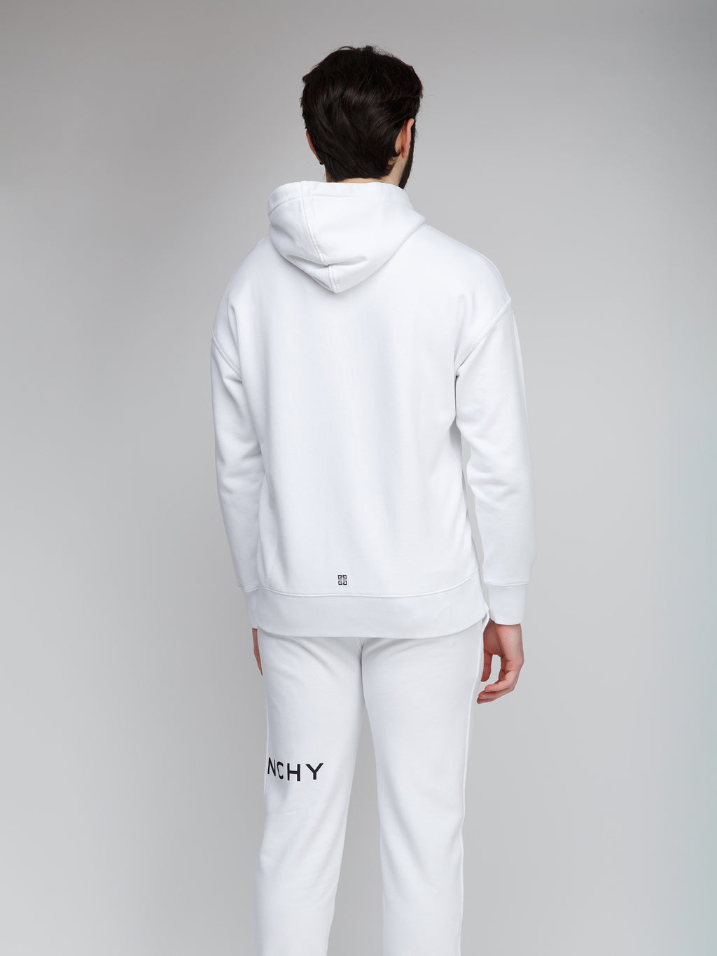 White Cotton Hoodie