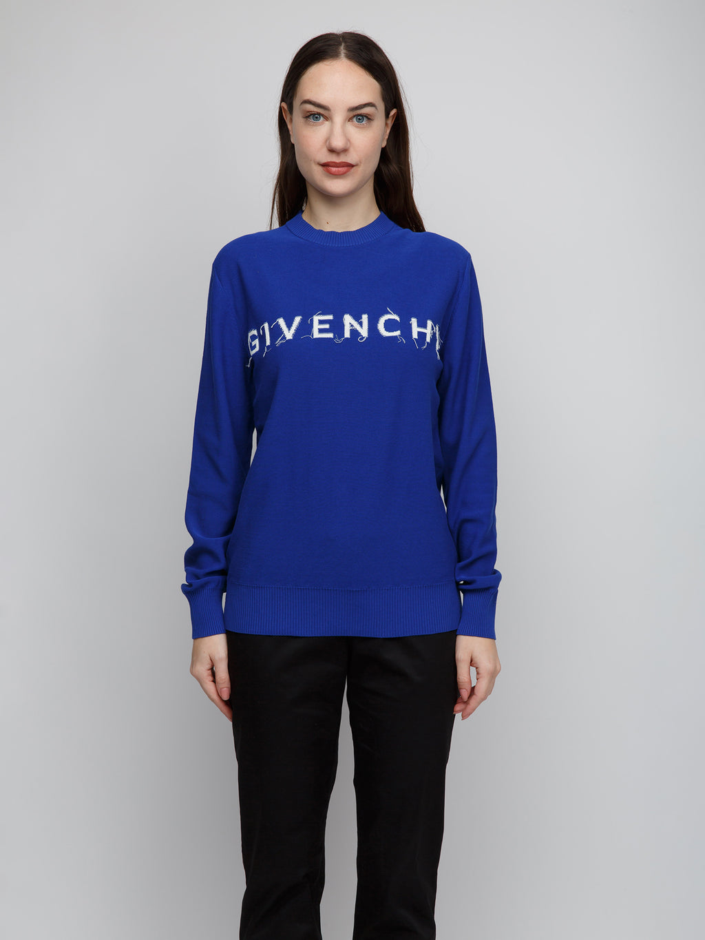 Blue Cotton Sweatshirt