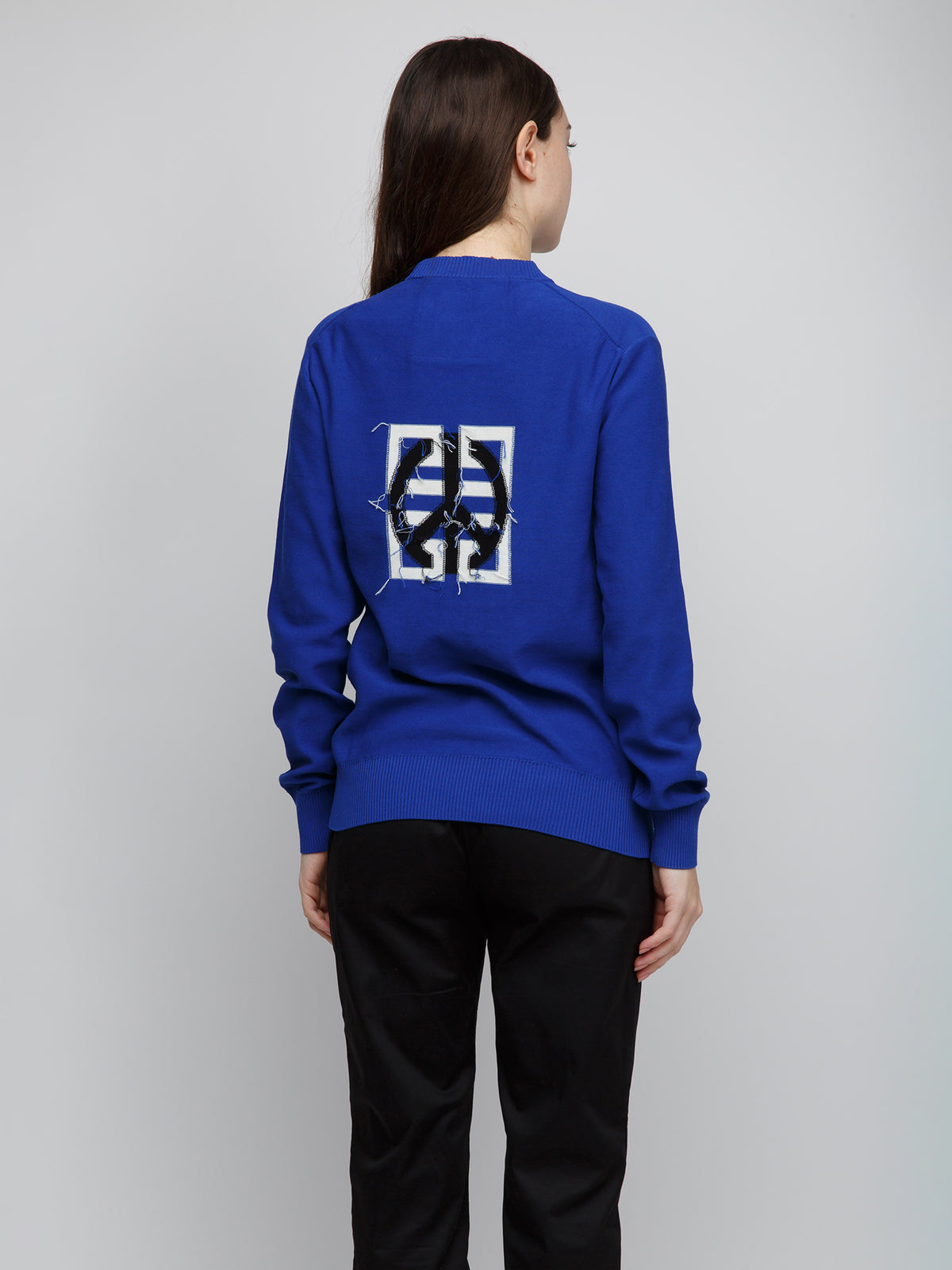 Blue Cotton Sweatshirt