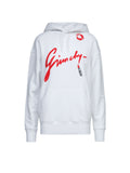 White Cotton Hoodie