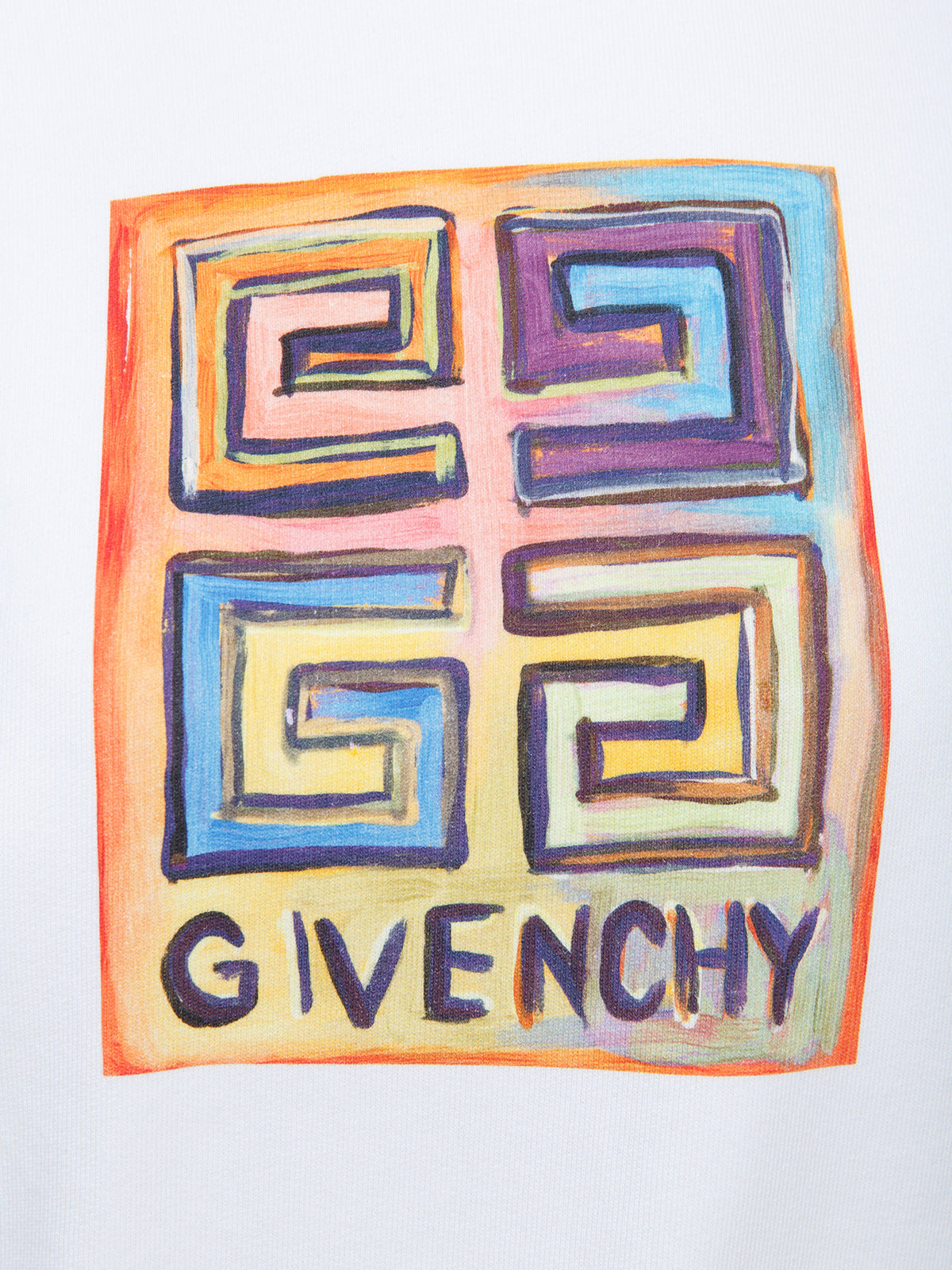 White Cotton Sweatshirt