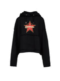 Black Cotton Hoodie