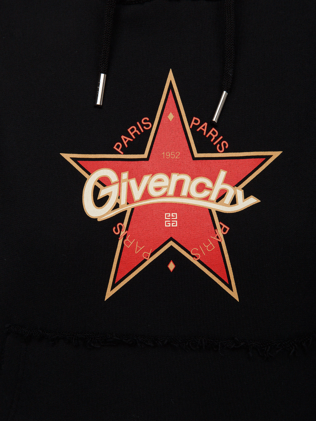 Black Cotton Hoodie