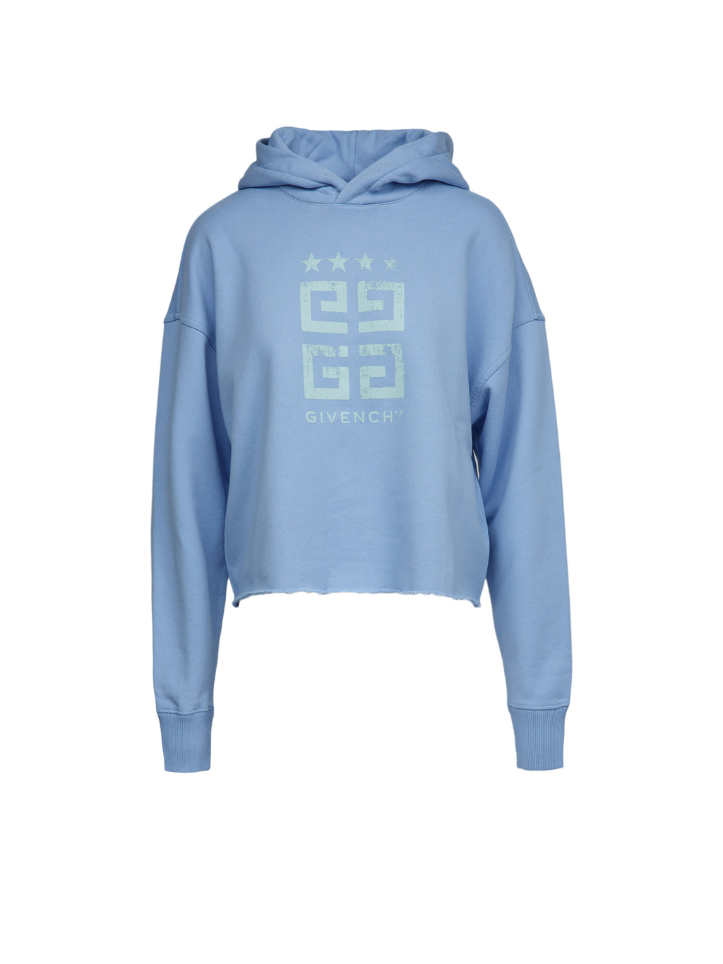 Blue Cotton Hoodie