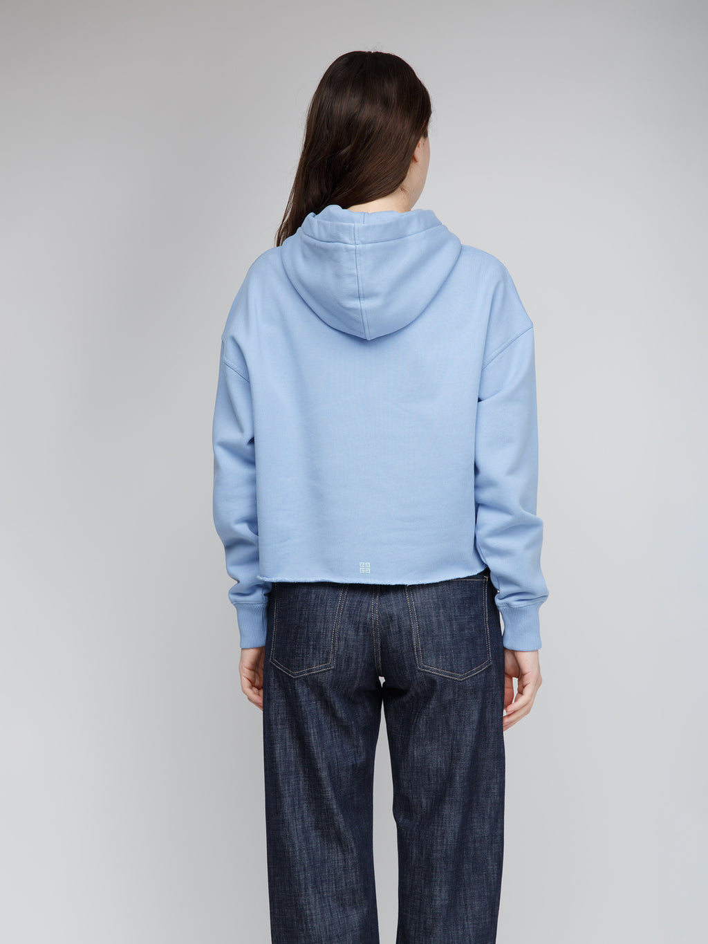 Blue Cotton Hoodie