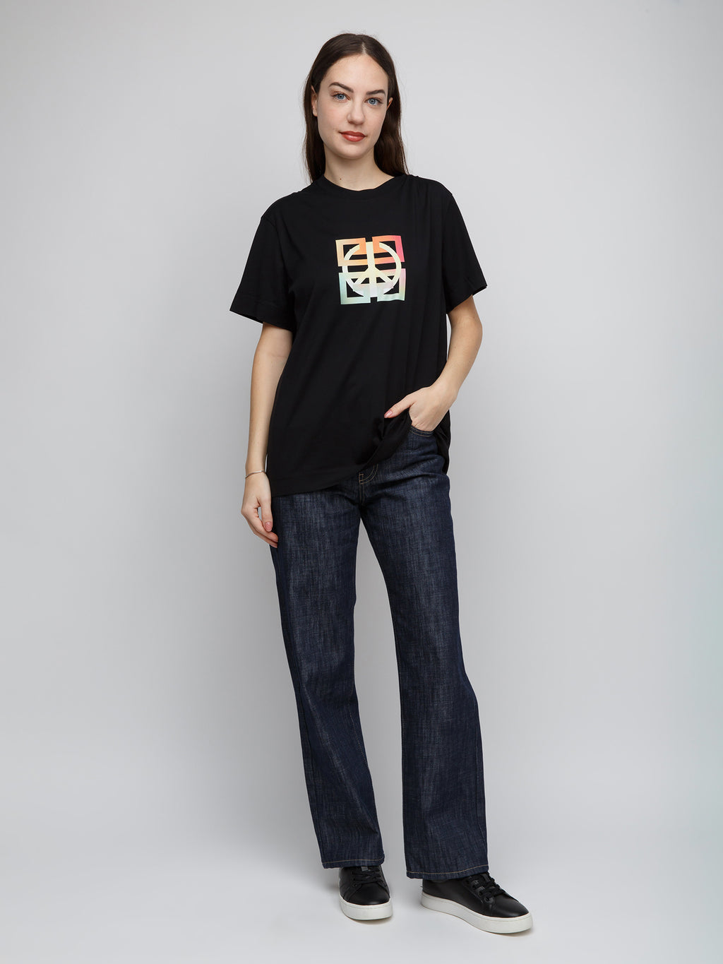 Black Cotton T-Shirt