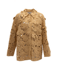 Beige Floral Lace Jacket