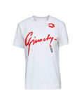White Cotton Sleeveles T-Shirt