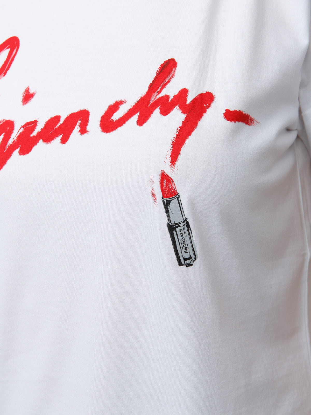 White Cotton Sleeveles T-Shirt