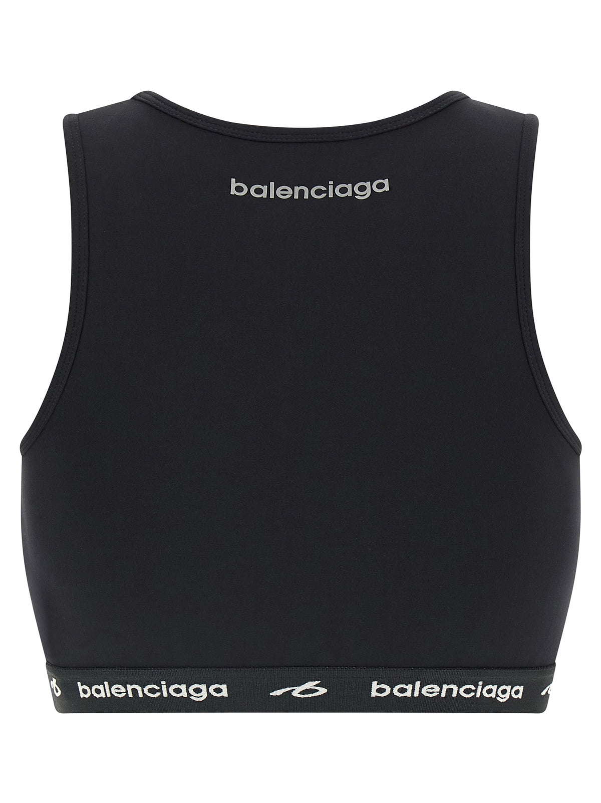 Black Polyamide Sport Bra