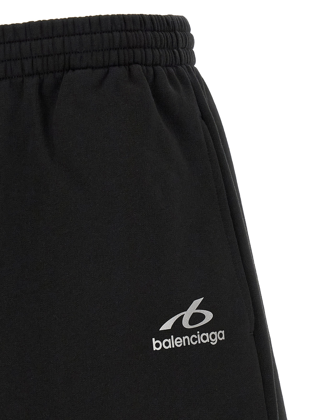 Black Cotton Bermuda Shorts
