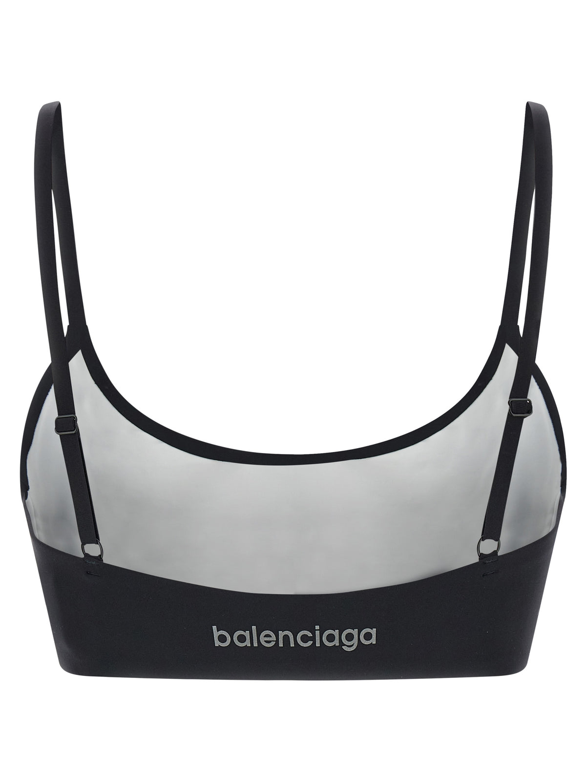Black Polyamide Sport Bra