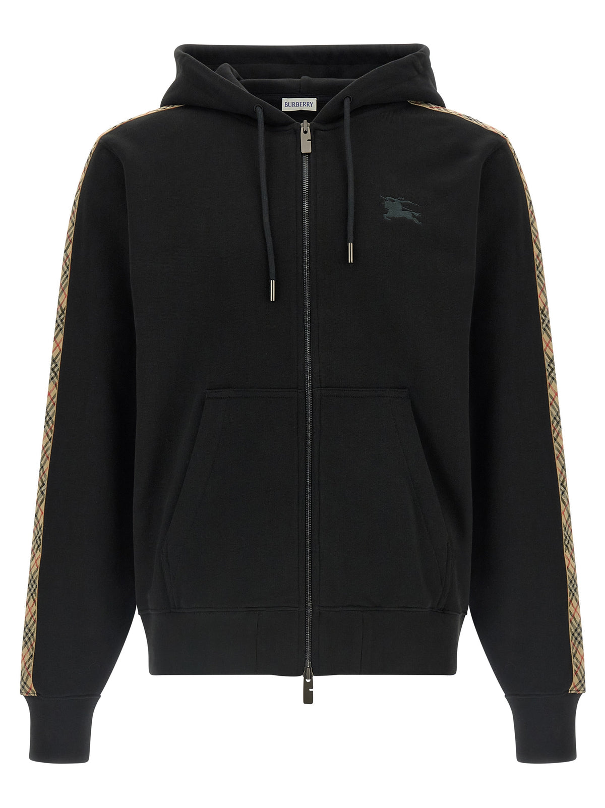 Black Cotton Sweatshirt