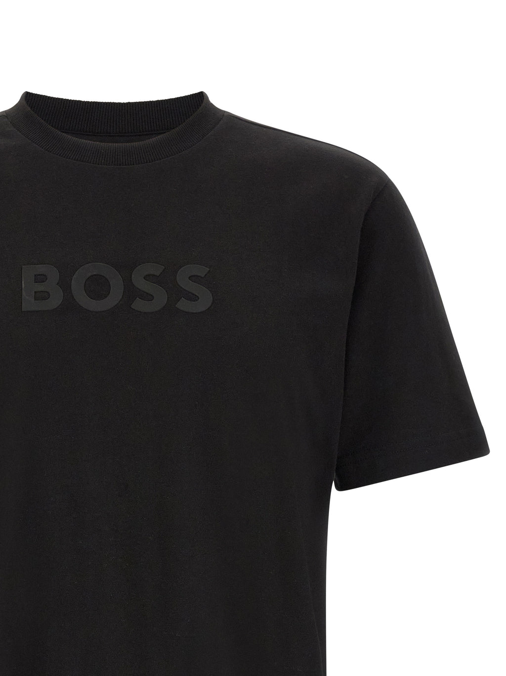 Black Cotton T-Shirt