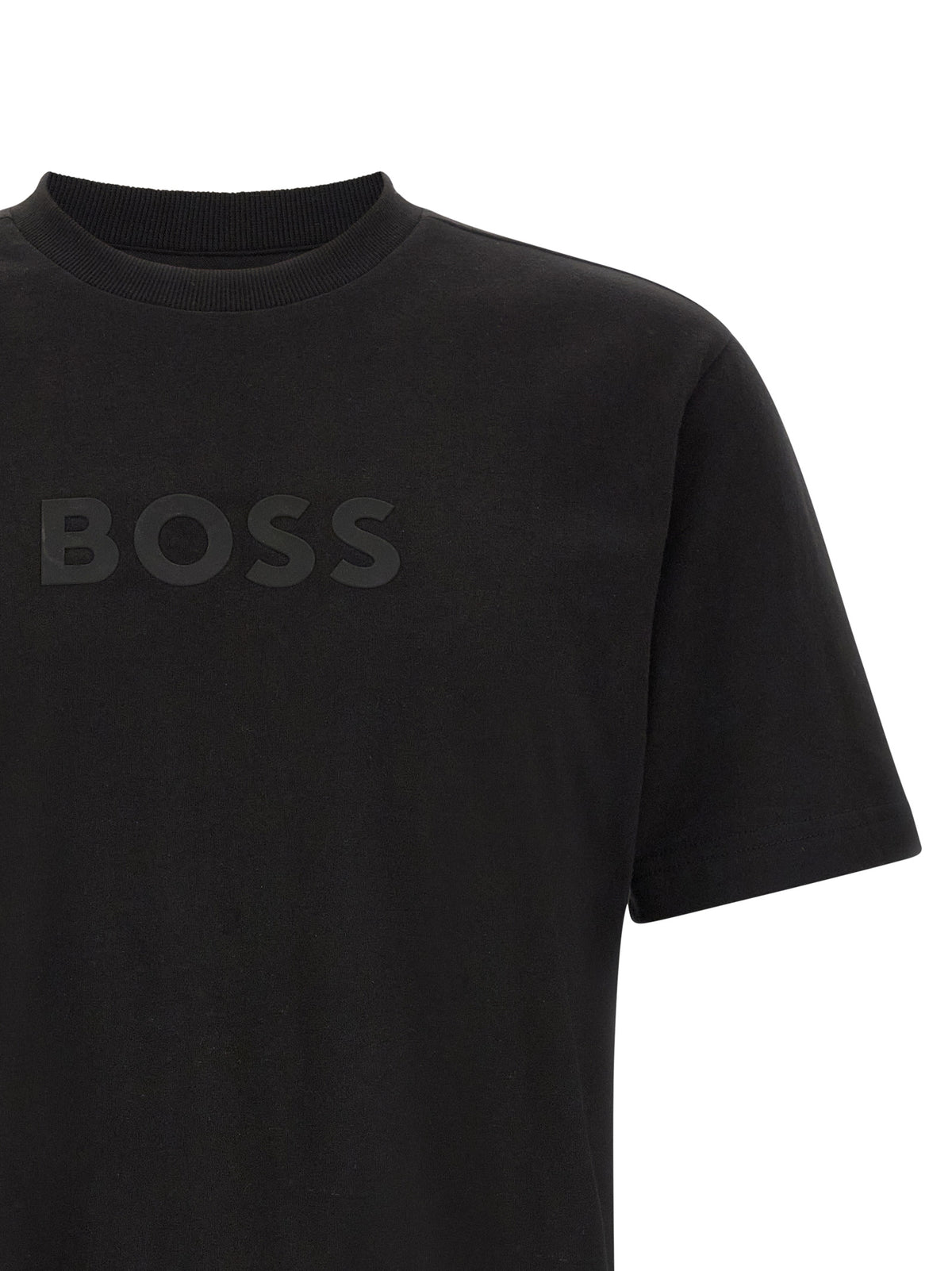 Black Cotton T-Shirt