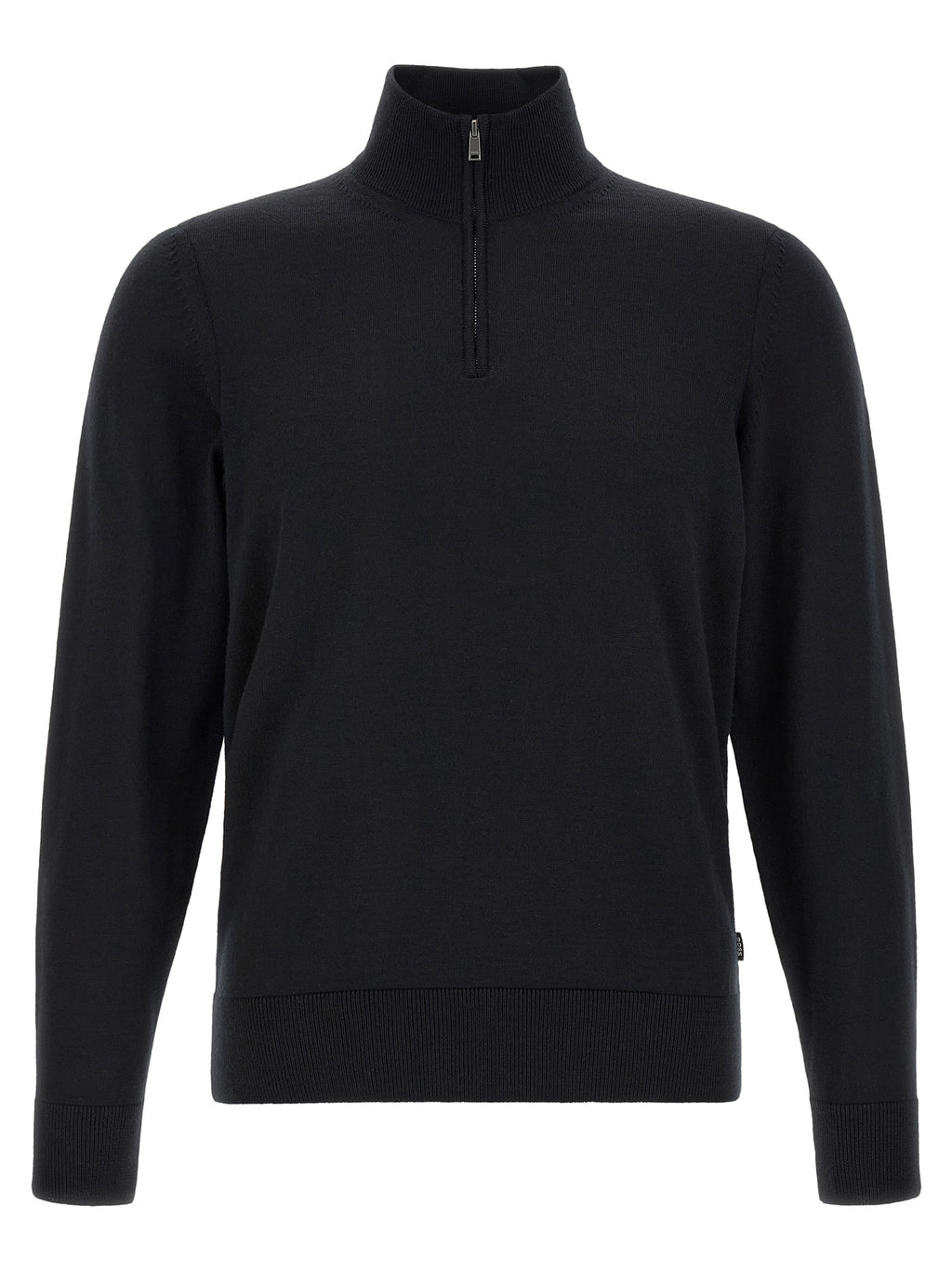 Black Virgin Wool Cardigan