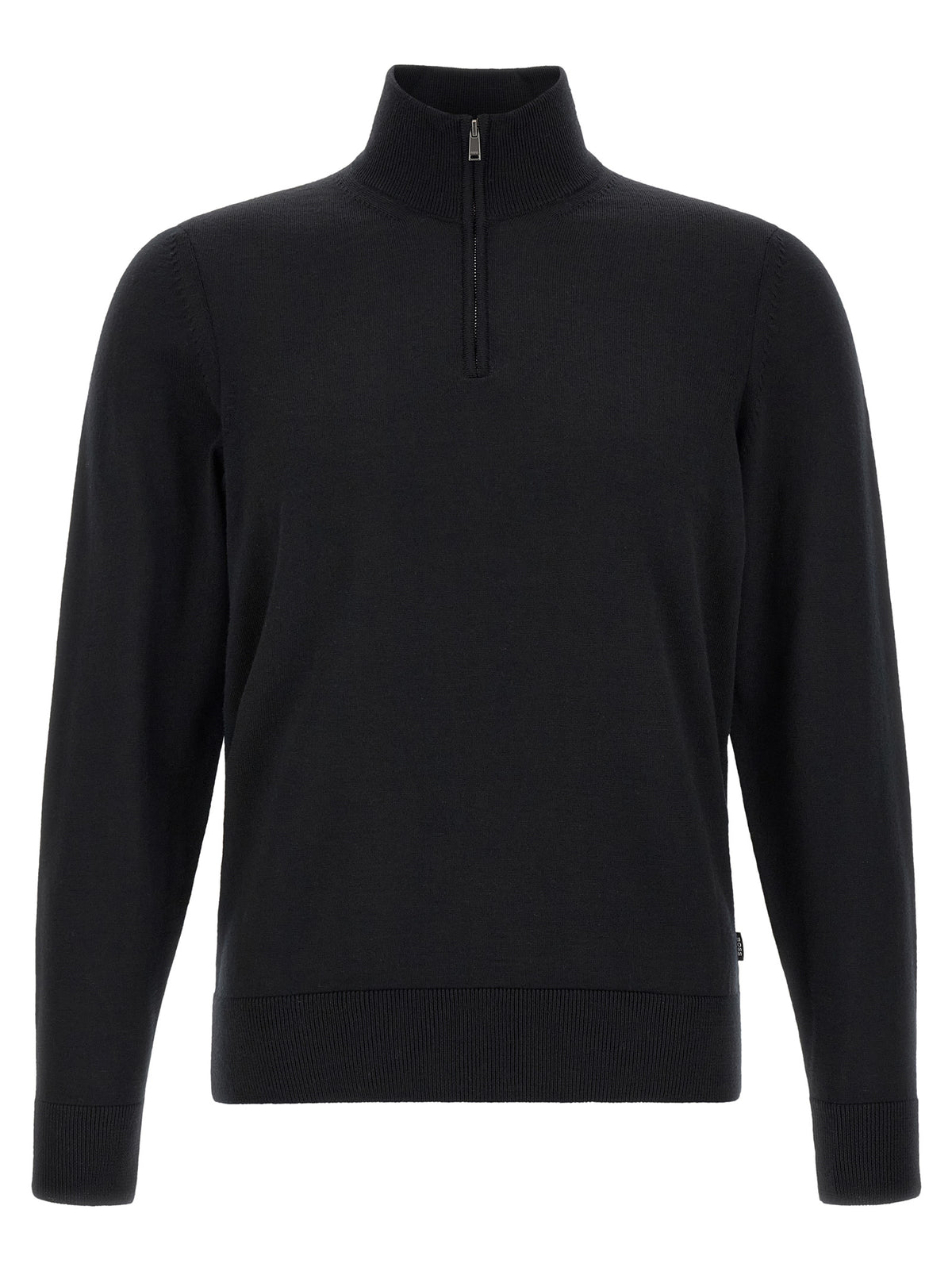 Black Virgin Wool Cardigan