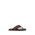Black Polyamide Flip-Flop Sandals