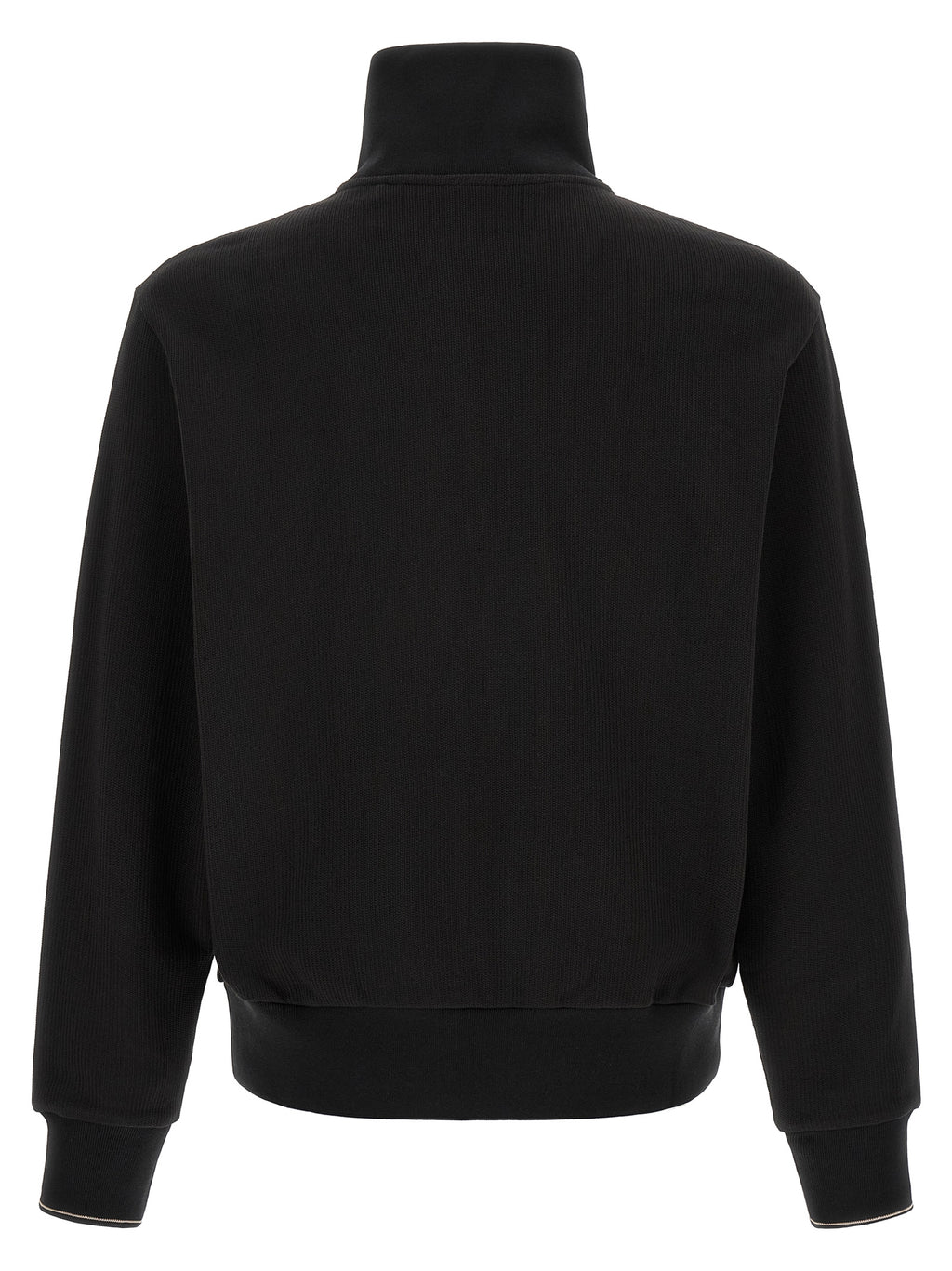Black Cotton Sweatshirt