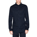 Blue Cotton Dress Shirt