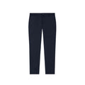 Blue Cotton Skinny Pants