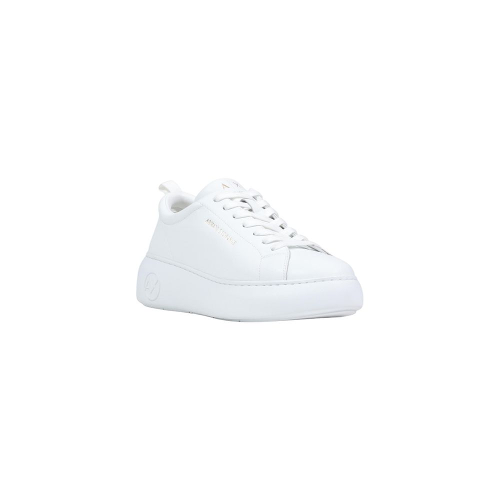 White Leather Chunky Sneakers